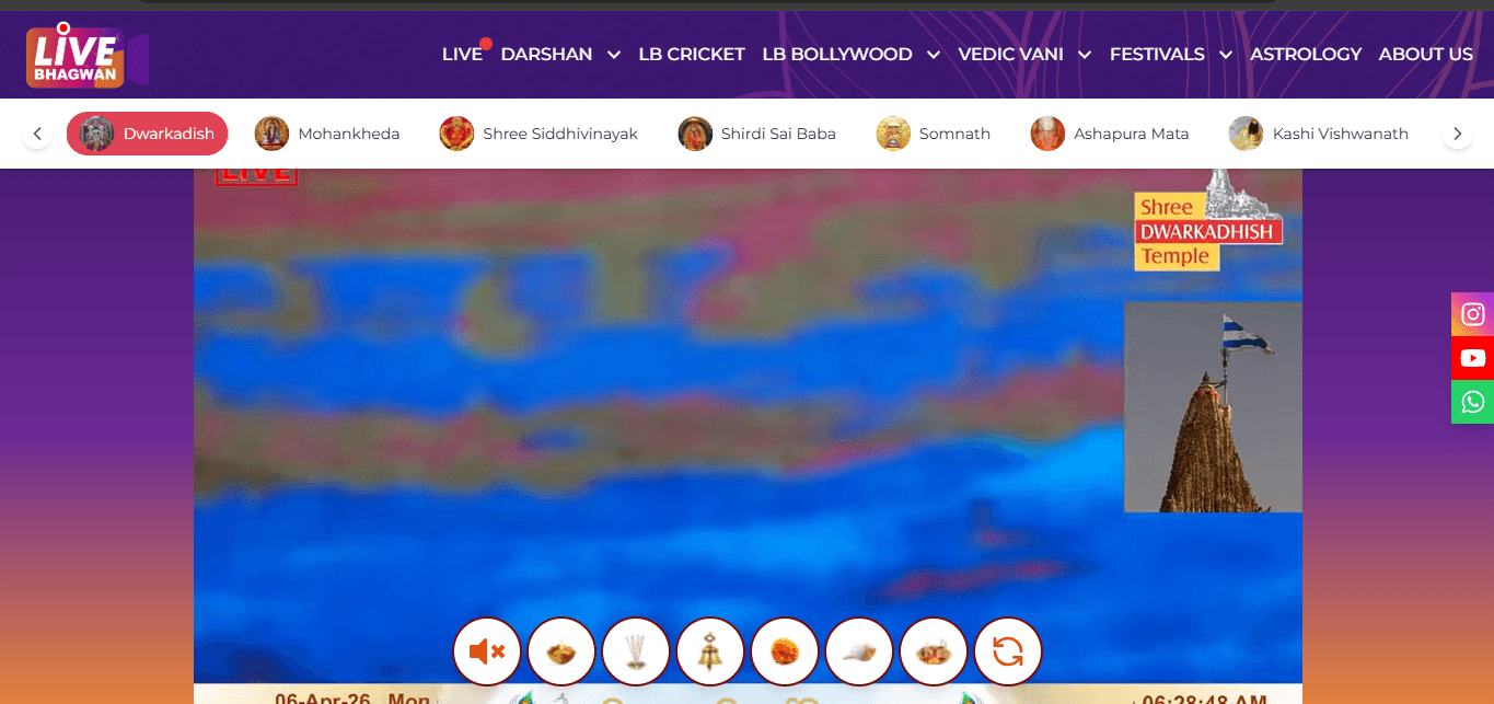 Live Bhagwan — Streaming Platform developed by Metvanta
